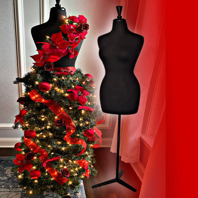 DIY MANNEQUIN CHRISTMAS TREE
