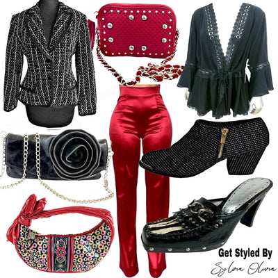 GETTING IN THE MOOD FOR THE HOLIDAYS |  RED & BLACKS | SHOP THE LOOK