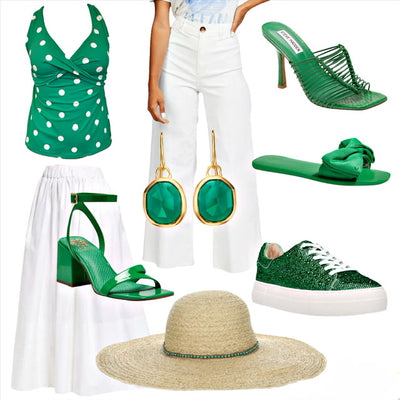 “GREEN IS  THE ONLY COLOR THAT MATTERS” SHOP THE LOOK