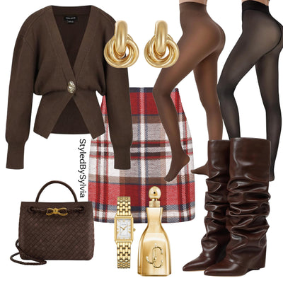 PLAIDS + TRENDING BROWN (all links down below photo)