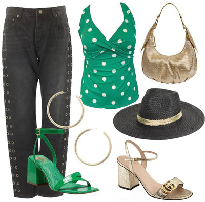 BLACK & GOLD + A POP OF COLOR | SHOP THE LOOK